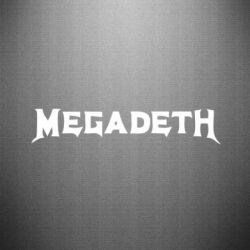 Наклейка Megadeth - PrintSalon