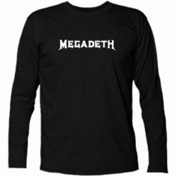Футболка с длинным рукавом Megadeth - PrintSalon
