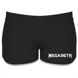 Женские шорты Megadeth - PrintSalon