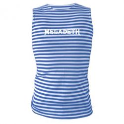 Майка-тельняшка Megadeth - PrintSalon