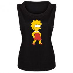 Женская майка Мэгги Симпсон - PrintSalon