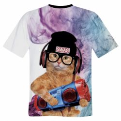 Чоловіча футболка 3D Melomaniac - PrintSalon