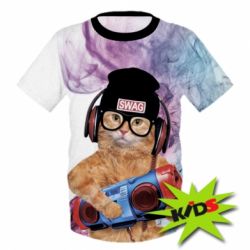 Дитяча 3D футболка Melomaniac - PrintSalon