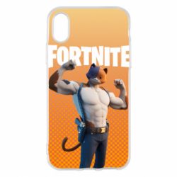 Чехол для iPhone X/Xs Meowscles from Fortnite - PrintSalon