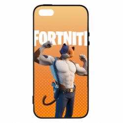 Чехол для iPhone5/5S/SE Meowscles from Fortnite - PrintSalon