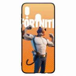 Чехол для Samsung A20 Meowscles from Fortnite - PrintSalon