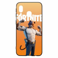 Чехол для Samsung A40 Meowscles from Fortnite - PrintSalon