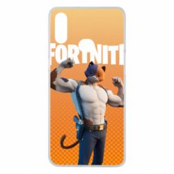 Чехол для Samsung A10s Meowscles from Fortnite - PrintSalon