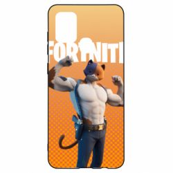 Чехол для Samsung A21s Meowscles from Fortnite - PrintSalon