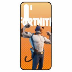Чехол для Oppo A91/Reno3 Meowscles from Fortnite - PrintSalon