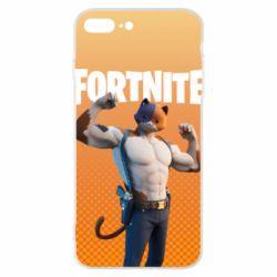 Чехол для iPhone 8 Plus Meowscles from Fortnite - PrintSalon