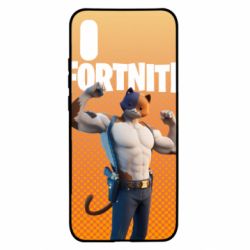 Чехол для Xiaomi Redmi 9a Meowscles from Fortnite - PrintSalon