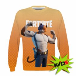 Детский 3D свитшот Meowscles from Fortnite - PrintSalon
