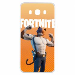 Чехол для Samsung J7 2016 Meowscles from Fortnite - PrintSalon