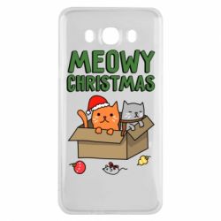 Чехол для Samsung J7 2016 Meowy Christmas