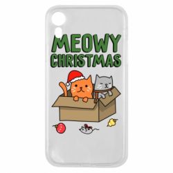 Чохол для iPhone XR Meowy Christmas - PrintSalon
