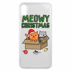 Чохол для iPhone Xs Max Meowy Christmas - PrintSalon