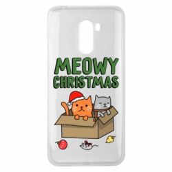 Чохол для Xiaomi Pocophone F1 Meowy Christmas - PrintSalon