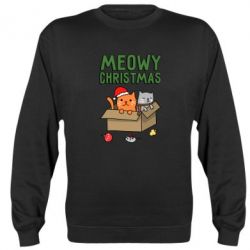 Світшот Meowy Christmas - PrintSalon