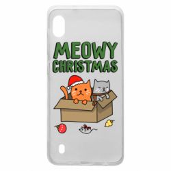 Чохол для Samsung A10 Meowy Christmas - PrintSalon