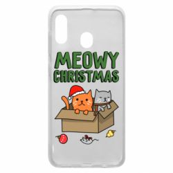 Чохол для Samsung A20 Meowy Christmas - PrintSalon