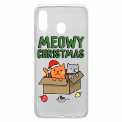 Чехол для Samsung A30 Meowy Christmas