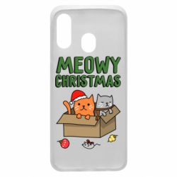 Чохол для Samsung A40 Meowy Christmas - PrintSalon