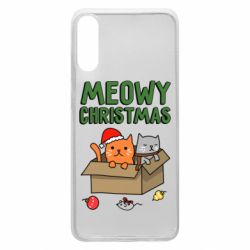 Чохол для Samsung A70 Meowy Christmas