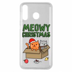 Чохол для Samsung M30 Meowy Christmas - PrintSalon