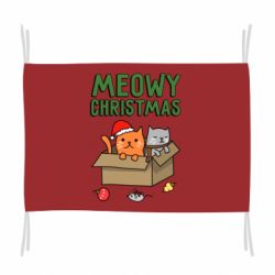 Прапор Meowy Christmas - PrintSalon