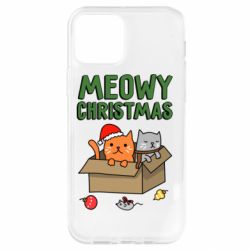 Чохол для iPhone 12 Pro Meowy Christmas - PrintSalon