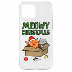 Чохол для iPhone 12 Pro Max Meowy Christmas - PrintSalon