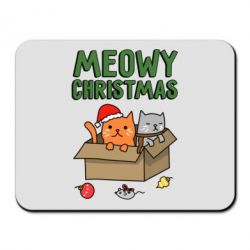 Килимок для миші Meowy Christmas