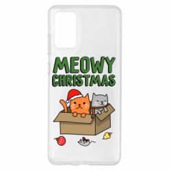 Чохол для Samsung S20+ Meowy Christmas - PrintSalon