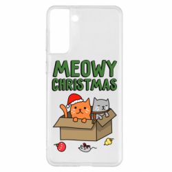 Чохол для Samsung S21+ Meowy Christmas - PrintSalon