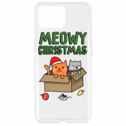 Чехол для Oppo Reno 4 Lite Meowy Christmas