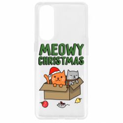 Чохол для Oppo Reno 4 Pro Meowy Christmas - PrintSalon