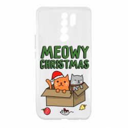 Чохол для Xiaomi Redmi 9 Meowy Christmas - PrintSalon