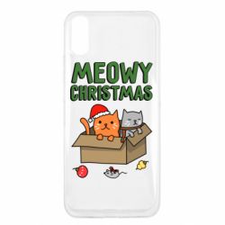 Чохол для Xiaomi Redmi 9a Meowy Christmas - PrintSalon
