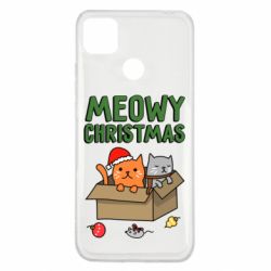 Чохол для Xiaomi Redmi 9c Meowy Christmas - PrintSalon