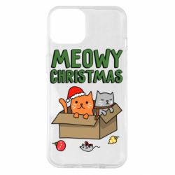 Чохол для iPhone 14 Meowy Christmas
