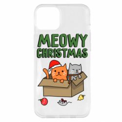 Чохол для iPhone 14 Plus Meowy Christmas - PrintSalon