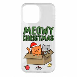 Чохол для iPhone 14 Pro Max Meowy Christmas - PrintSalon