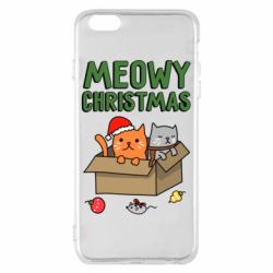 Чохол для iPhone 6 Plus/6S Plus Meowy Christmas - PrintSalon