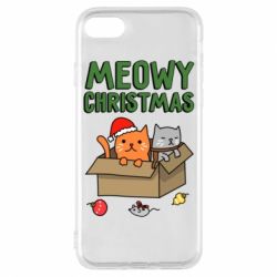 Чохол для iPhone 8 Meowy Christmas - PrintSalon