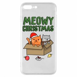 Чохол для iPhone 8 Plus Meowy Christmas - PrintSalon