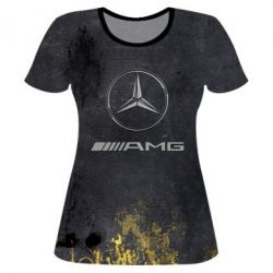 Жіноча 3D футболка Mercedes Amg - PrintSalon