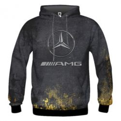 Чоловіче 3D худі Mercedes Amg - PrintSalon