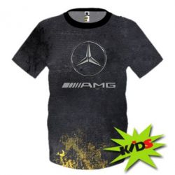 Дитяча 3D футболка Mercedes Amg - PrintSalon