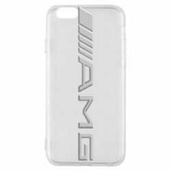 Чехол для iPhone 6/6S Mercedes-AMG (металлик) - PrintSalon